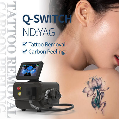 Q-Switched ND Yag Пикосекундная лазерная машина для удаления татуировок Удаление пигментации