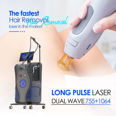 Оптовая Alex Laser 755 1064NM Удаление волос ND YAG лазерная машина