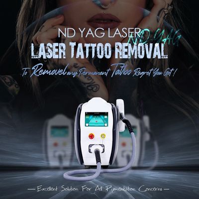 ND YAG лазерная машина для удаления татуировок Q Switch Laser Pigment Removal