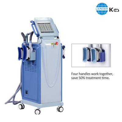 Машина машины Cryolipolysis уменьшения целлюлита тучная замерзая с 4 ручками